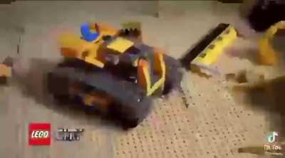 he build a tank bro