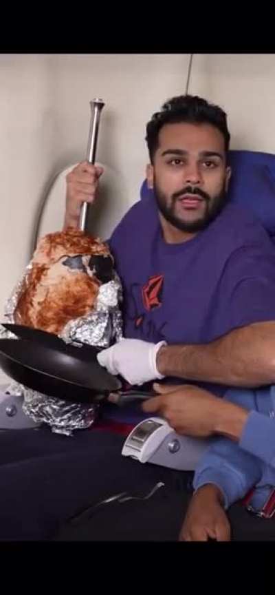 Ma’am, I’m still eating…