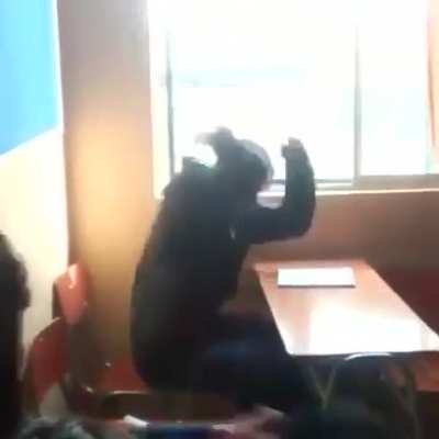 they threw a guy at him