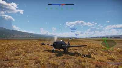 the F6F-5N can't take off in new update. it keeps turning on takeoff with no input from me