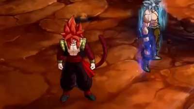 Anyone else notice that gogeta wags his tail in intros?