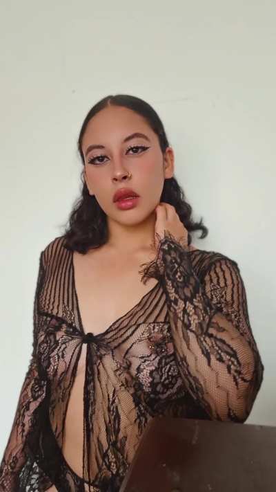 This young latina is feeling extra playful
