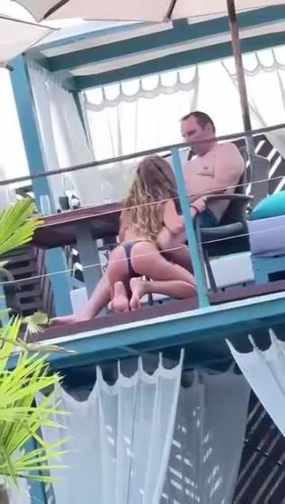 Nice day at the resort