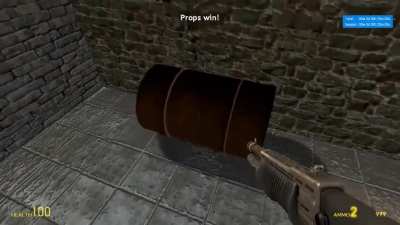 IT WAS THE BARREL