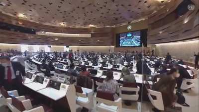 Mass walkout at UN during Russia’s foreign minister’s speech