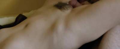 Guy cums all over Diana Cavallioti's hairy pussy in Ana, My Love (2017)