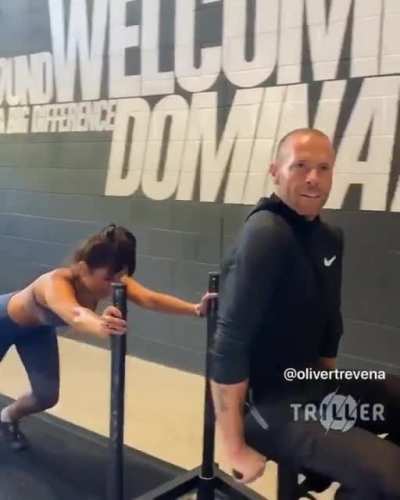 working out