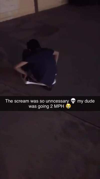 why he was so scared to hit that wall