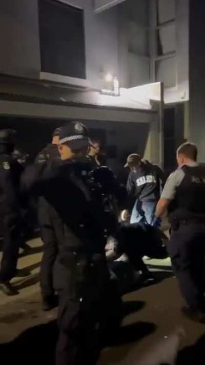 Sydney Cops & Raptor Squad abusing power at the tamest house party.