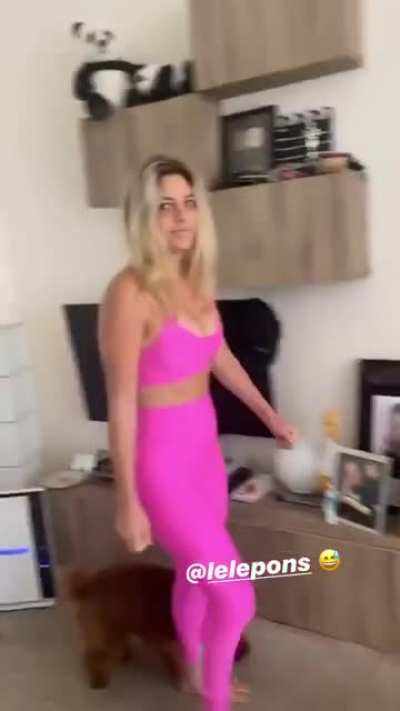 Looking busty