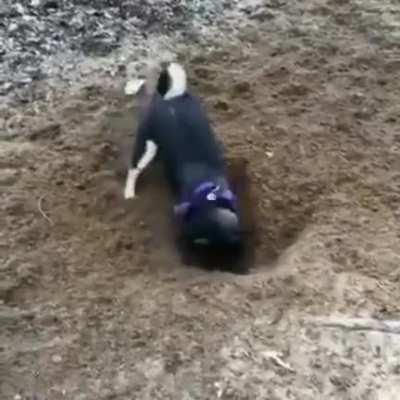 digging is hard and frustrating