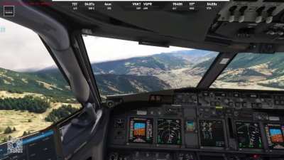 Landing at Paro Buthan - IVAO Dangerous World Tour
