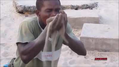 So I heard that Pewds likes people who eat sand