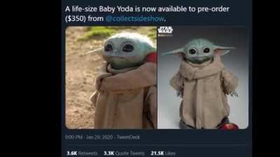 NOOOOOO BABY YODA
