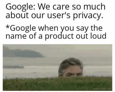 *Gets 20 ads of the said product across all apps*