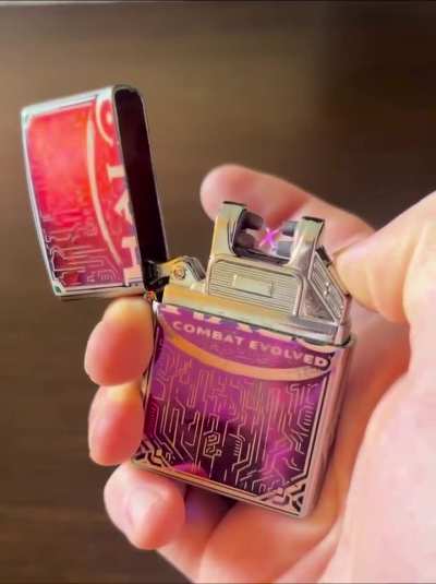Designed a Halo lighter that plays the Main Theme (using plasma arcs!)