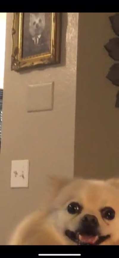 He’s always watching me.