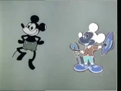 Willie is fed up with photo negative Mickey (MEME)