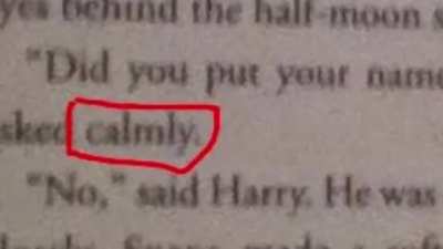 Dumbledore Asked Calmly...