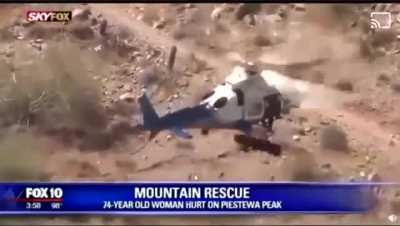 Attempting to rescue a woman