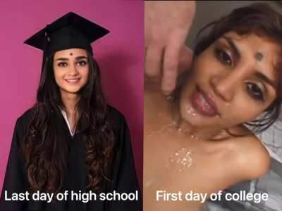 Aakrita couldn’t wait to go to college so she could finally become a BWC slut