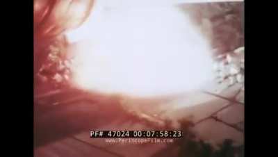Shockwave from bomb dropped in Vietnam