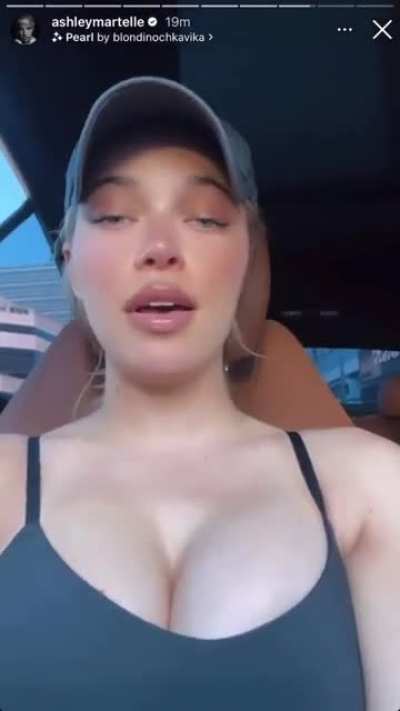 After her workout