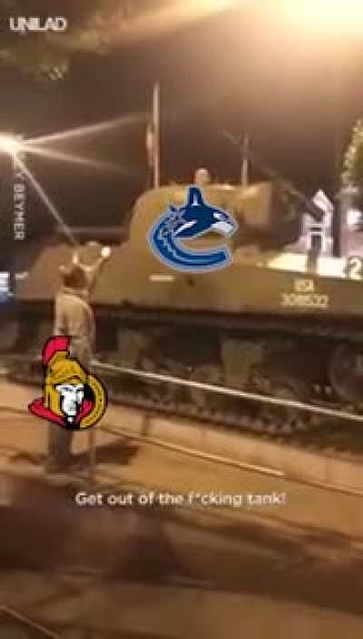 GET OUT OF THE TANK