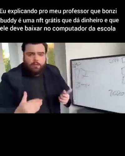 Meu professor gosta de nft...