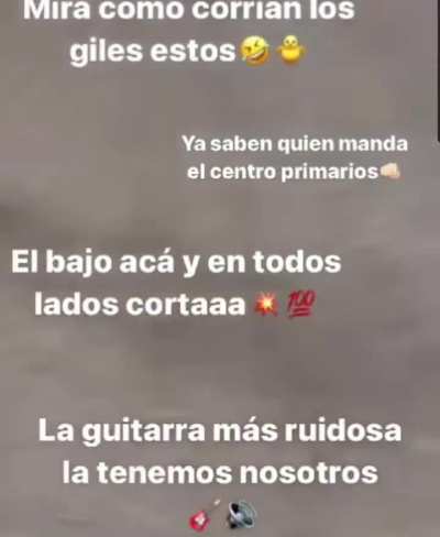 Pandilla de pibes se hace llamar 