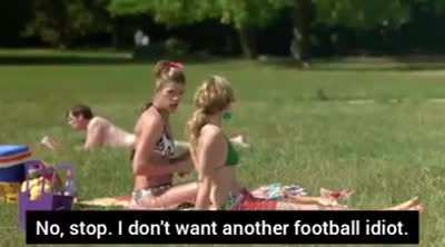 Thought he was a football fan