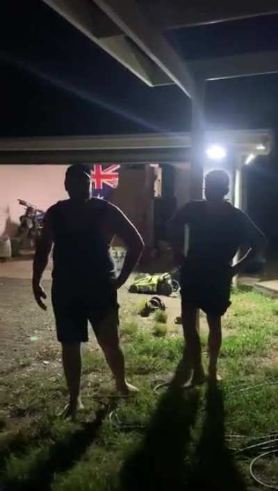 Doesn’t like his neighbour’s Flood Light