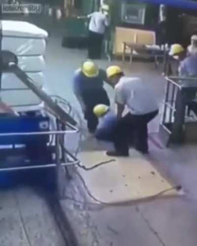 Helmet saves life