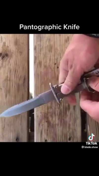 A pantographic knife 🔪