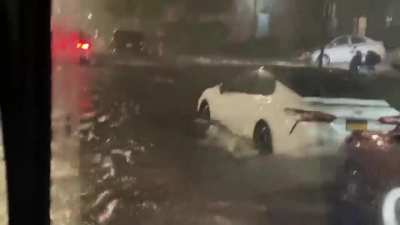 NYC is flooding right now as the remains of hurricane Ida deposited 5 inches of rain per hour over parts of the city.