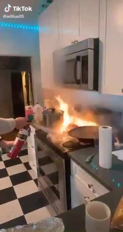 Everclear on the stove