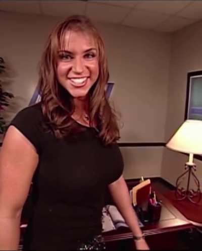 Stephanie McMahon from behind
