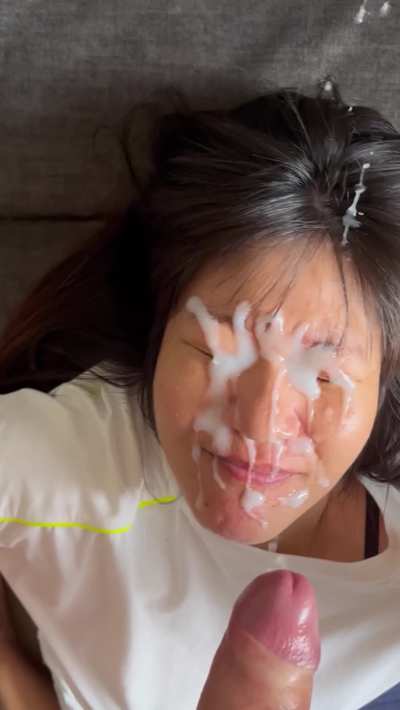 painted the face