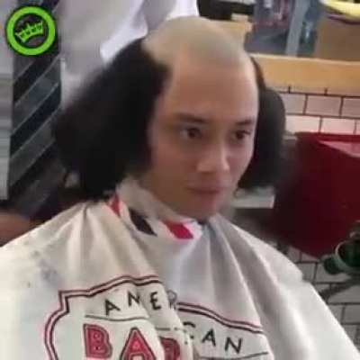 Just getting a haircut