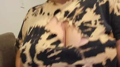 late night reveal for big, natural titty lovers [OC]
