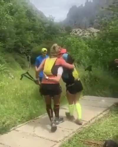 When the path has finished.