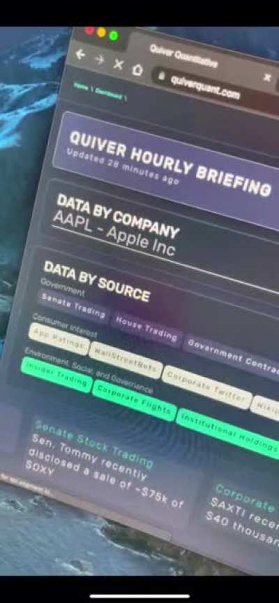 I’ve spent the past two years writing code to collect data on stock trading by the US congressmen, corporate insiders, and hedge funds and built a website making the data freely available. I recently shared my work on TikTok and had my video removed for 