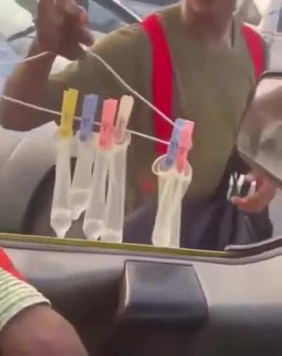Recycled condoms?