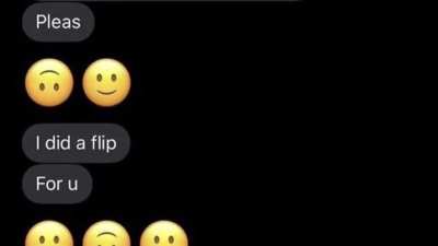 But he did a flip 😔