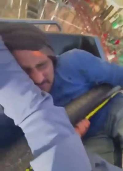 Ride of his life 😅