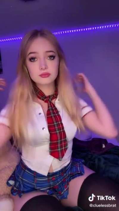 School girl dress up