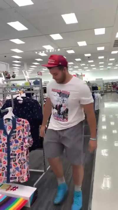 Alpha male ANNIHILATES woke culture by SMASHING a children’s apparel decorative ornament!!!!