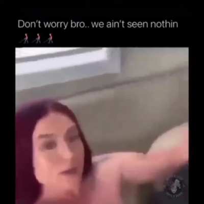 i didn't see shit