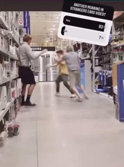 Moaning at someone’s ears for a video