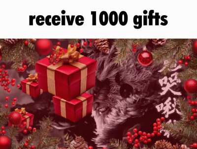 festive demon. now as an actual gif (+ slightly improved).